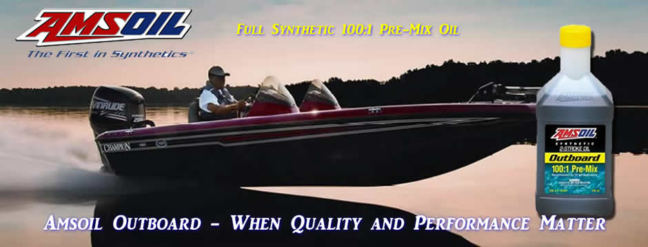 Amsoil Outboard 100:1 Synthetic 2 stroke Oil